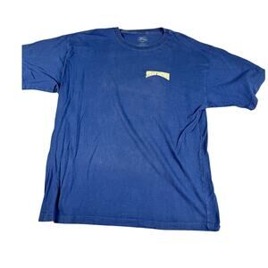 Tommy Bahama Casino Pin Up Girl Graphic T-Shirt Men's XL Blue Cotton